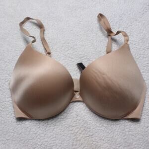 Victoria’s Secret Very Sexy Push-Up Bra 32D Nude Beige Underwire T-Shirt